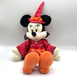 🍩B1G1 Disney Parks | Minnie Witch Halloween Plush - Small 12"